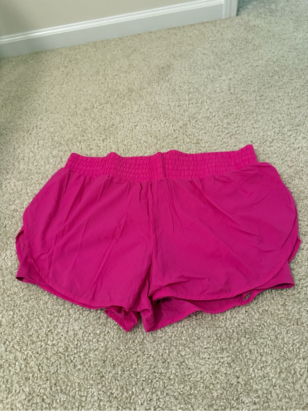 all in motion  Hot Pink Elastic-Waist Athletic Shorts